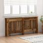 Preview: Heizkörperabdeckung Altholz 172 x 19 x 81,5 cm Holzwerkstoff