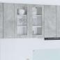 Preview: ARDEBO.de - Hängeschrank Riga Beton Grau 80 x 31 x 80 cm Holzwerkstoff
