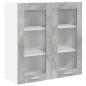 Preview: Hängeschrank Riga Beton Grau 80 x 31 x 80 cm Holzwerkstoff