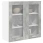 Preview: Hängeschrank Riga Beton Grau 80 x 31 x 80 cm Holzwerkstoff