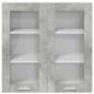 Preview: Hängeschrank Riga Beton Grau 80 x 31 x 80 cm Holzwerkstoff