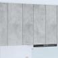 Preview: ARDEBO.de - Hängeschrank Betongrau 30 x 31 x 100 cm Holzwerkstoff