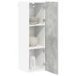 Preview: Hängeschrank Betongrau 30 x 31 x 100 cm Holzwerkstoff