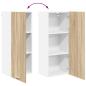 Preview: Hängeschrank Riga Sonoma-Eiche 40 x 31 x 100 cm Holzwerkstoff