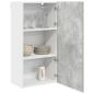 Preview: Hängeschrank Riga Sonoma-Eiche und Weiß 50 x 31 x 100 cm