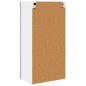 Preview: Hängeschrank Riga Geräucherte Eiche und Weiß 50 x 31 x 100 cm
