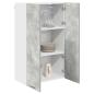 Preview: Hängeschrank Riga Beton Grau 60 x 31 x 100 cm Holzwerkstoff