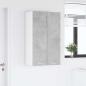Preview: Hängeschrank Riga Beton Grau 60 x 31 x 100 cm Holzwerkstoff