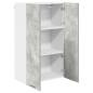 Preview: Hängeschrank Riga Beton Grau 60 x 31 x 100 cm Holzwerkstoff