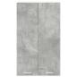 Preview: Hängeschrank Riga Beton Grau 60 x 31 x 100 cm Holzwerkstoff