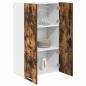 Preview: Hängeschrank mit Regal Riga Geräucherte Eiche 60 x 31 x 100 cm