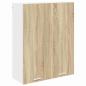 Preview: Hängeschrank Riga Sonoma-Eiche 80 x 31 x 100 cm Holzwerkstoff