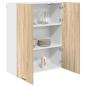 Preview: Hängeschrank Riga Sonoma-Eiche 80 x 31 x 100 cm Holzwerkstoff