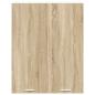 Preview: Hängeschrank Riga Sonoma-Eiche 80 x 31 x 100 cm Holzwerkstoff