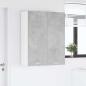 Preview: Hängeschrank Riga Beton Grau 80 x 31 x 100 cm Holzwerkstoff
