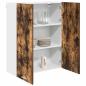 Preview: H?ngeschrank R?uchereiche 80 x 31 x 100 cm Holzwerkstoff