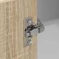 Preview: Hängeschrank Riga Sonoma-Eiche und Weiß 57 x 57 x 100 cm