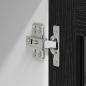 Preview: Hängeschrank mit Tür Riga Schwarz Eichen-Optik 60 x 31 x 100 cm