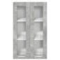 Preview: Hängeschrank Riga Beton Grau 60 x 31 x 100 cm Holzwerkstoff