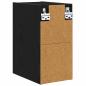 Preview: Hängeschrank Riga Schwarz Eichen-Optik 20 x 29,5 x 40 cm