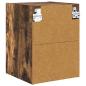 Preview: Hängeschrank mit Regal Riga Geräucherte Eiche 30 x 29,5 x 40 cm