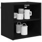 Preview: Hängeschrank Riga Schwarz Eichen-Optik 40 x 29,5 x 40 cm