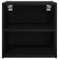 Preview: Hängeschrank Riga Schwarz Eichen-Optik 40 x 29,5 x 40 cm