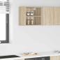 Preview: ARDEBO.de - Hängeschrank Riga Sonoma-Eiche 40 x 29,5 x 40 cm Holzwerkstoff