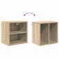 Preview: Hängeschrank Riga Sonoma-Eiche 40 x 29,5 x 40 cm Holzwerkstoff