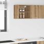 Preview: ARDEBO.de - Hängeschrank Riga Artisan-Eiche 40 x 29,5 x 40 cm Holzwerkstoff
