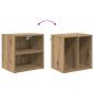 Preview: Hängeschrank Riga Artisan-Eiche 40 x 29,5 x 40 cm Holzwerkstoff