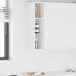 Preview: ARDEBO.de - Hängeschrank Riga Weiß 20 x 29,5 x 80 cm Holzwerkstoff