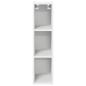 Preview: Hängeschrank Riga Weiß 20 x 29,5 x 80 cm Holzwerkstoff