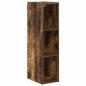 Preview: Hängeschrank mit Regal Riga Geräucherte Eiche 20 x 29,5 x 80 cm