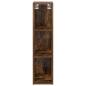 Preview: Hängeschrank mit Regal Riga Geräucherte Eiche 20 x 29,5 x 80 cm