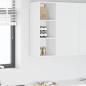 Preview: ARDEBO.de - Hängeschrank Riga Weiß 30 x 29,5 x 80 cm Holzwerkstoff