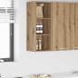 Preview: ARDEBO.de - Hängeschrank Riga Artisan-Eiche 30 x 29,5 x 80 cm Holzwerkstoff