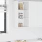 Preview: ARDEBO.de - Hängeschrank Riga Weiß 40 x 29,5 x 80 cm Holzwerkstoff