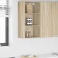 Preview: ARDEBO.de - Hängeschrank Riga Sonoma-Eiche 40 x 29,5 x 80 cm Holzwerkstoff