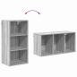 Preview: Hängeschrank Riga Graues Sonoma 40 x 29,5 x 80 cm Holzwerkstoff