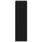 Preview: Hängeschrank Riga Schwarz Eichen-Optik 20 x 29,5 x 100 cm