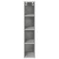 Preview: Hängeschrank Riga Beton Grau 20 x 29,5 x 100 cm Holzwerkstoff