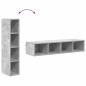 Preview: Hängeschrank Riga Beton Grau 20 x 29,5 x 100 cm Holzwerkstoff