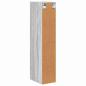 Preview: Hängeschrank mit Regal Riga Graues Sonoma 20 x 29,5 x 100 cm
