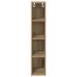 Preview: Hängeschrank mit Regal Riga Artisan-Eiche 20 x 29,5 x 100 cm