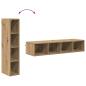 Preview: Hängeschrank mit Regal Riga Artisan-Eiche 20 x 29,5 x 100 cm