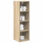 Preview: Hängeschrank Riga Sonoma-Eiche 30 x 29,5 x 100 cm Holzwerkstoff