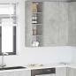 Preview: ARDEBO.de - Hängeschrank Riga Beton Grau 30 x 29,5 x 100 cm Holzwerkstoff