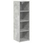 Preview: Hängeschrank Riga Beton Grau 30 x 29,5 x 100 cm Holzwerkstoff