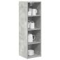 Preview: Hängeschrank Riga Beton Grau 30 x 29,5 x 100 cm Holzwerkstoff